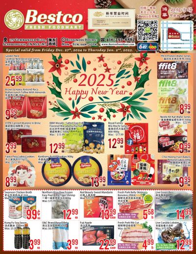 BestCo Food Mart (Scarborough) Flyer December 27 to January 2