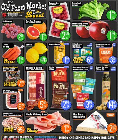 The Old Farm Market (Victoria) Flyer December 27 to January 1