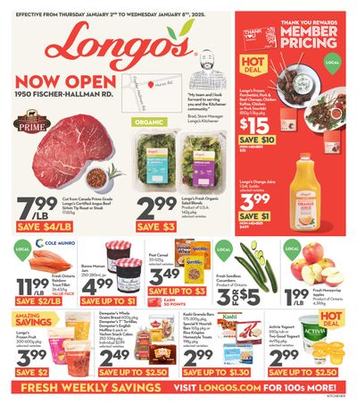 Longo's (Kitchener) Flyer January 2 to 8 Longo's (Kitchener) Flyer January 2 to 8
