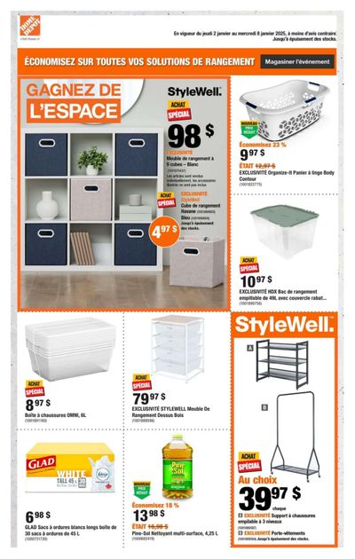 Home Depot (QC) Flyer January 2 to 8