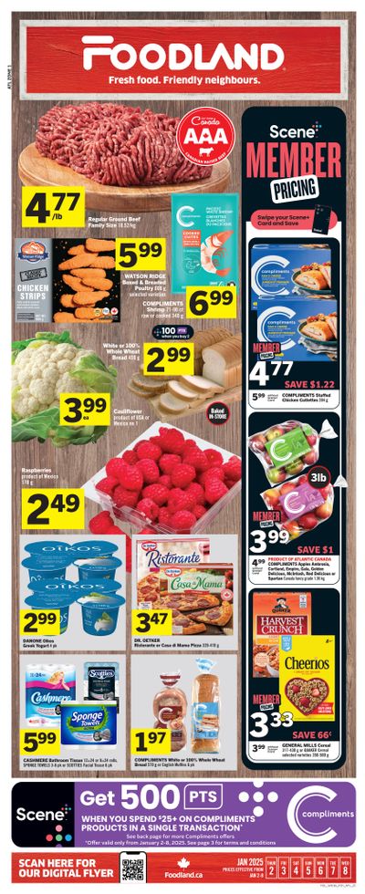 Foodland (Atlantic) Flyer January 2 to 8