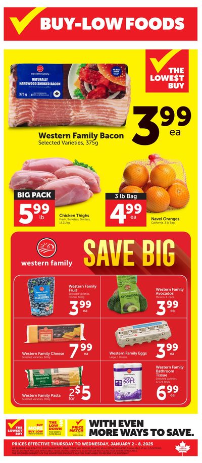 Buy-Low Foods Flyer January 2 to 8