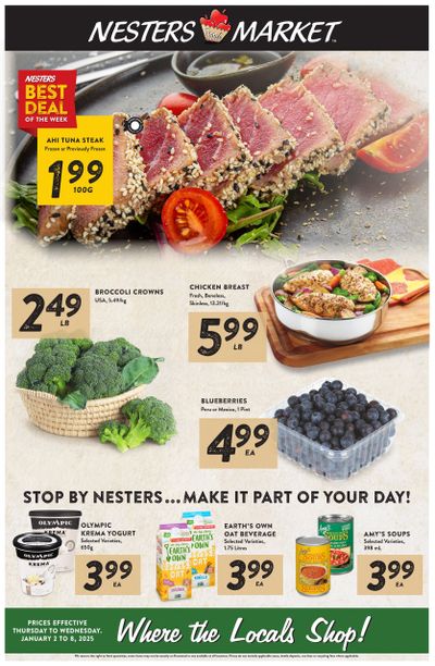 Nesters Market Flyer January 2 to 8