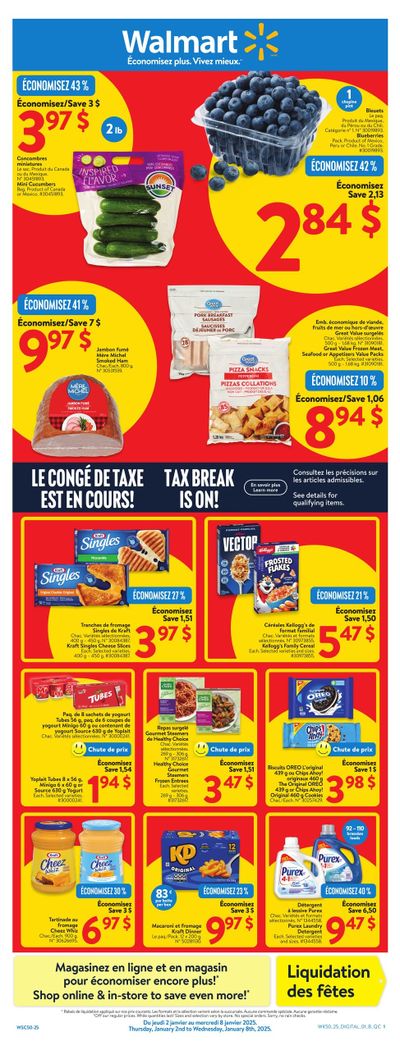 Walmart (QC) Flyer January 2 to 8