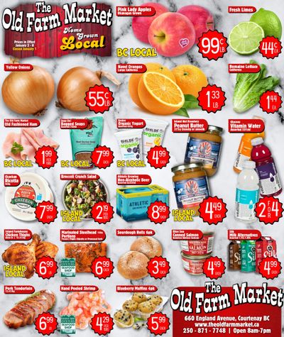 The Old Farm Market (Courtenay) Flyer January 2 to 8