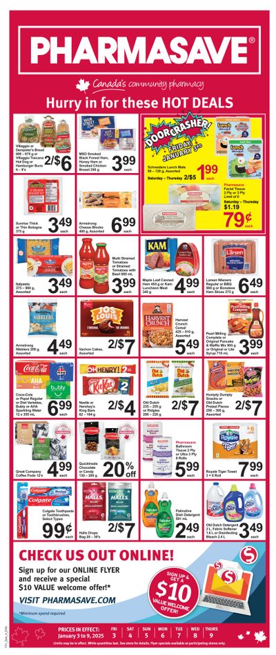 Pharmasave (Atlantic) Flyer January 3 to 9