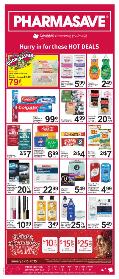 Pharmasave (West) Flyer January 3 to 9