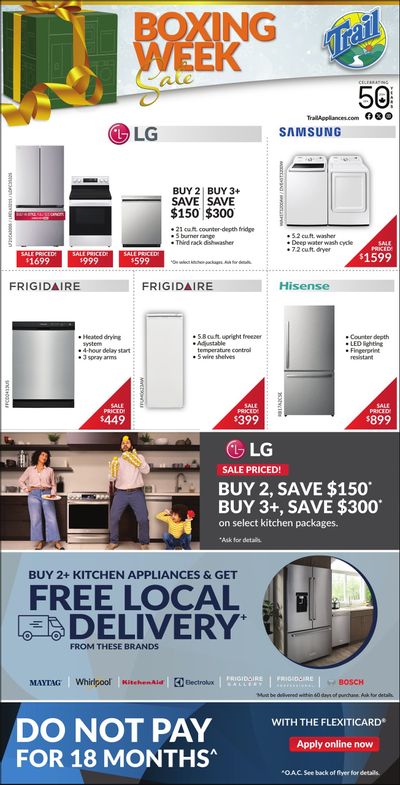 Trail Appliances (AB & SK) Flyer January 2 to 8