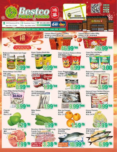 BestCo Food Mart (Ajax) Flyer January 3 to 9
