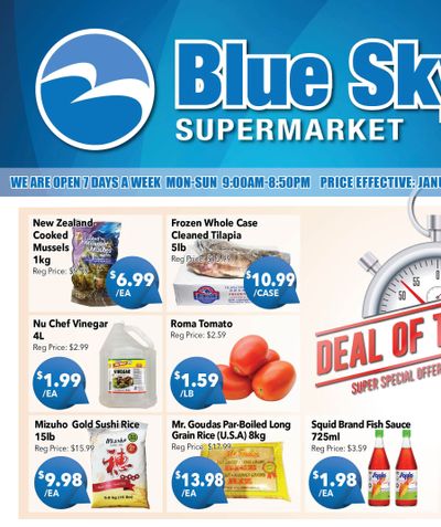 Blue Sky Supermarket (North York) Flyer January 3 to 9