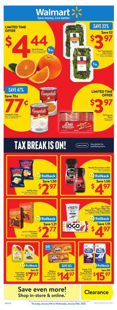 Walmart (ON) Flyer January 9 to 15