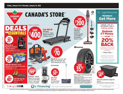 Canadian Tire (ON) Flyer January 10 to 16