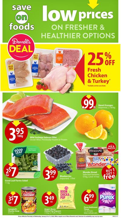 Save On Foods (BC) Flyer January 9 to 15