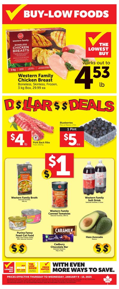 Buy-Low Foods Flyer January 9 to 15