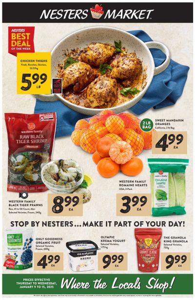 Nesters Market Flyer January 9 to 15
