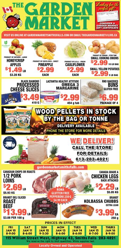 The Garden Market Flyer January 10 to 16