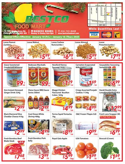 BestCo Food Mart (Etobicoke) Flyer January 10 to 16