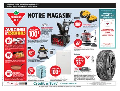 Canadian Tire (QC) Flyer January 16 to 22