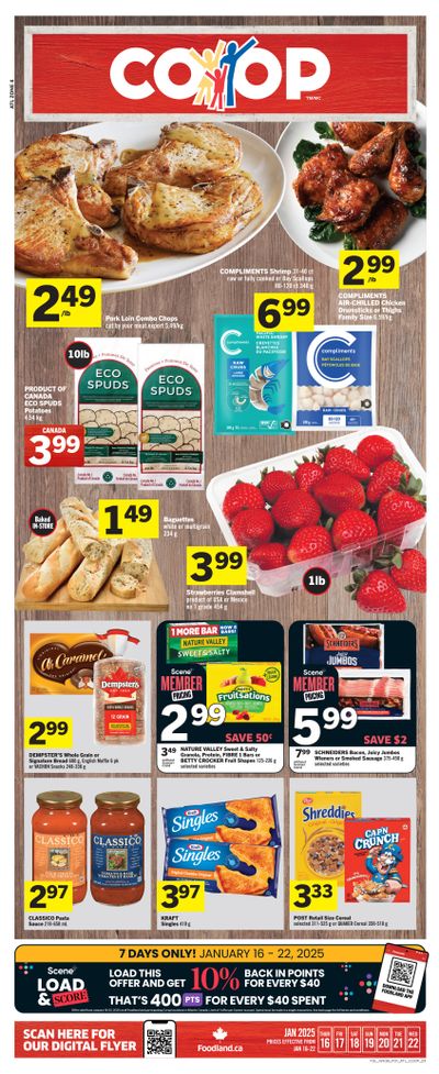 Foodland Co-op Flyer January 16 to 22
