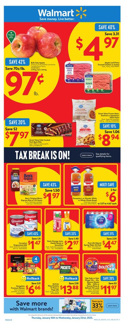 Walmart (Atlantic) Flyer January 16 to 22