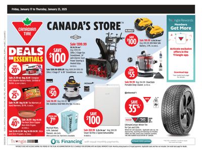 Canadian Tire (ON) Flyer January 17 to 23