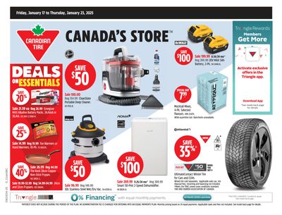 Canadian Tire (West) Flyer January 17 to 23