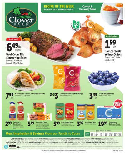 Clover Farm (ON) Flyer January 16 to 22