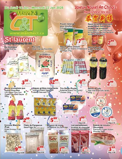 Marche C&T (St. Laurent) Flyer January 16 to 22