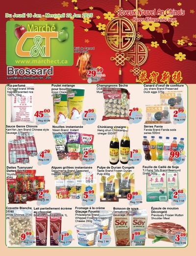 Marche C&T (Brossard) Flyer January 16 to 22