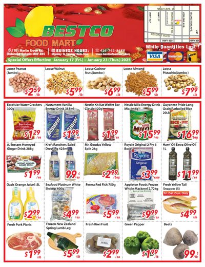 BestCo Food Mart (Etobicoke) Flyer January 17 to 23