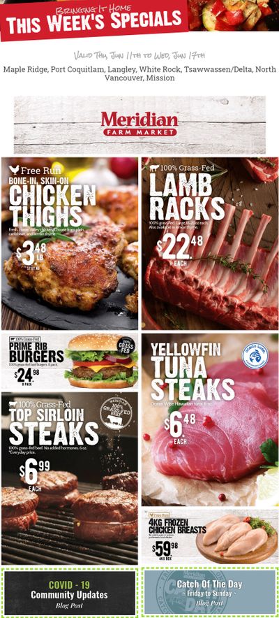Meridian Meats and Seafood Flyer June 11 to 17
