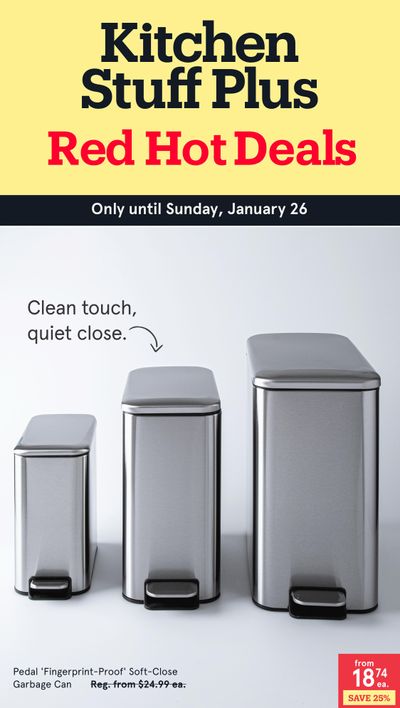 Kitchen Stuff Plus Red Hot Deals Flyer January 20 to 26