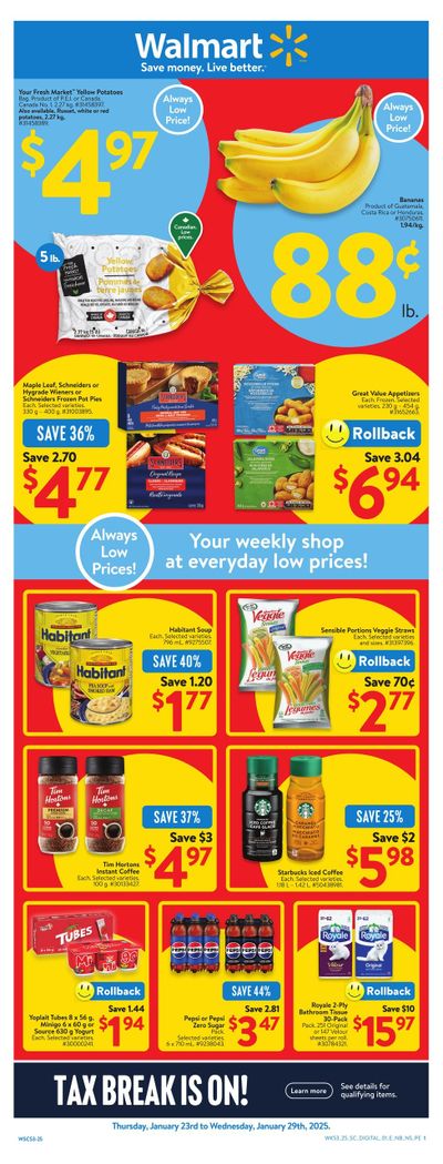 Walmart (Atlantic) Flyer January 23 to 29
