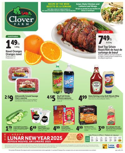 Clover Farm (Atlantic) Flyer January 23 to 29