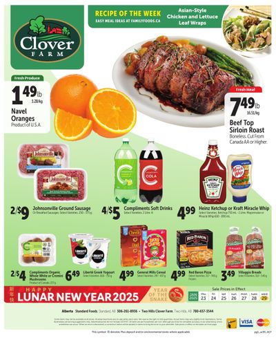 Clover Farm (West) Flyer January 23 to 29