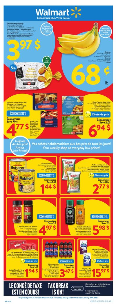 Walmart (QC) Flyer January 23 to 29