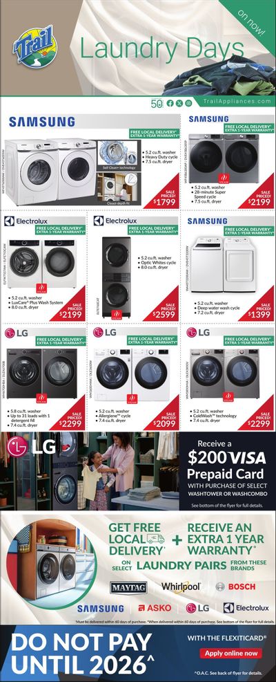 Trail Appliances (AB & SK) Flyer January 23 to 29