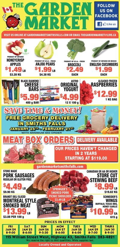 The Garden Market Flyer January 24 to 30