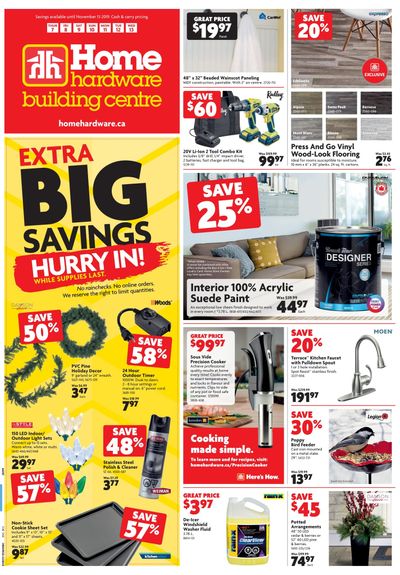Home Hardware Building Centre (BC) Flyer November 7 to 13