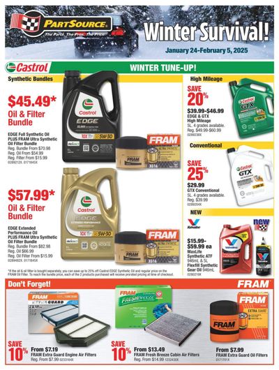 PartSource Flyer January 24 to February 5
