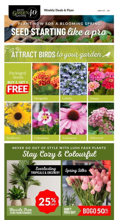 Lakeside Garden Gallery Flyer January 24 to 30