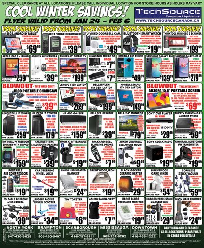 TechSource Flyer January 24 to February 7