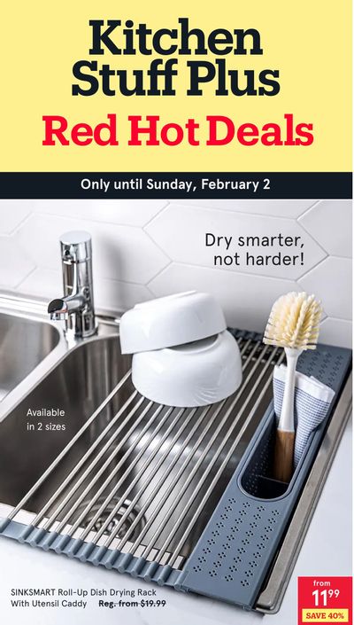 Kitchen Stuff Plus Red Hot Deals Flyer January 27 to February 2