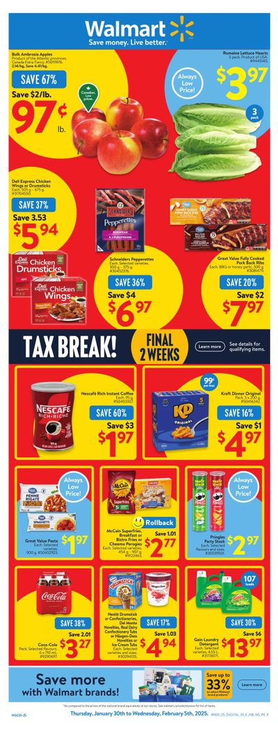 Walmart (Atlantic) Flyer January 30 to February 5