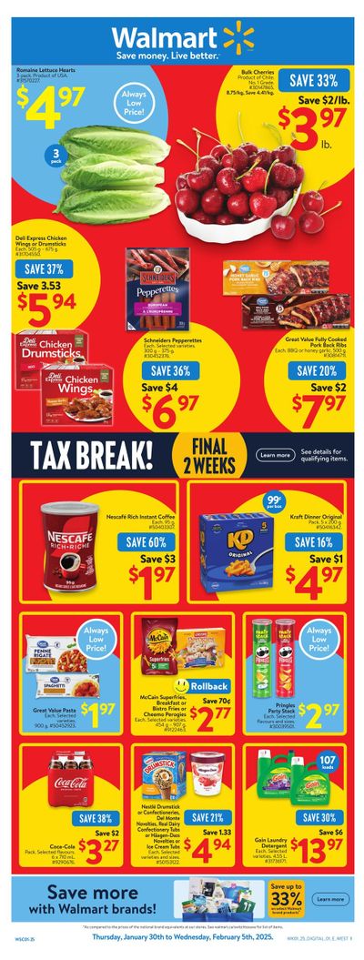 Walmart (West) Flyer January 30 to February 5