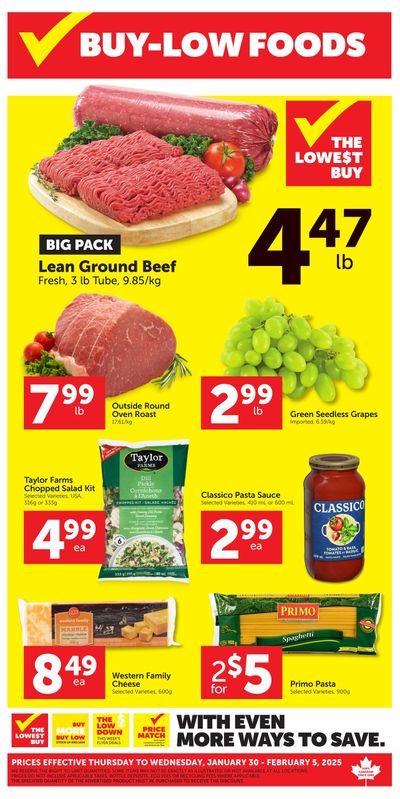Buy-Low Foods Flyer January 30 to February 5