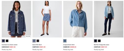Gap Canada Midseason Event Sale: Save Extra 50% Off Your Purchase Includes Sale + 60% Off Really Big Deals Online Only