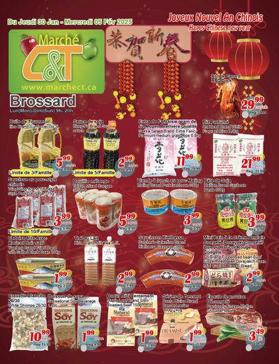 Marche C&T (Brossard) Flyer January 30 to February 5