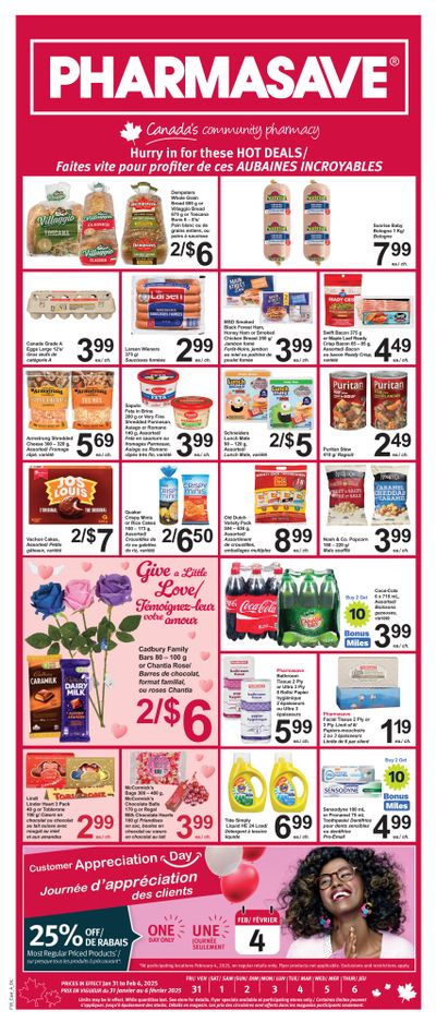Pharmasave (NB) Flyer January 31 to February 6