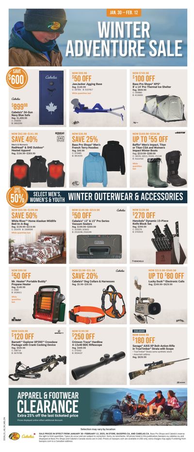 Bass Pro Shops Flyer January 30 to February 12